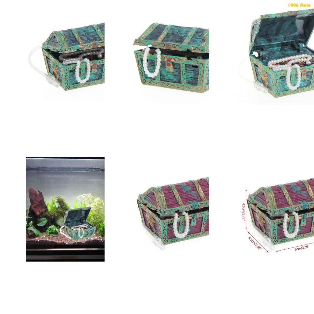Pet X Supplies - U1JB Decoraciones Cofre del Tesoro para