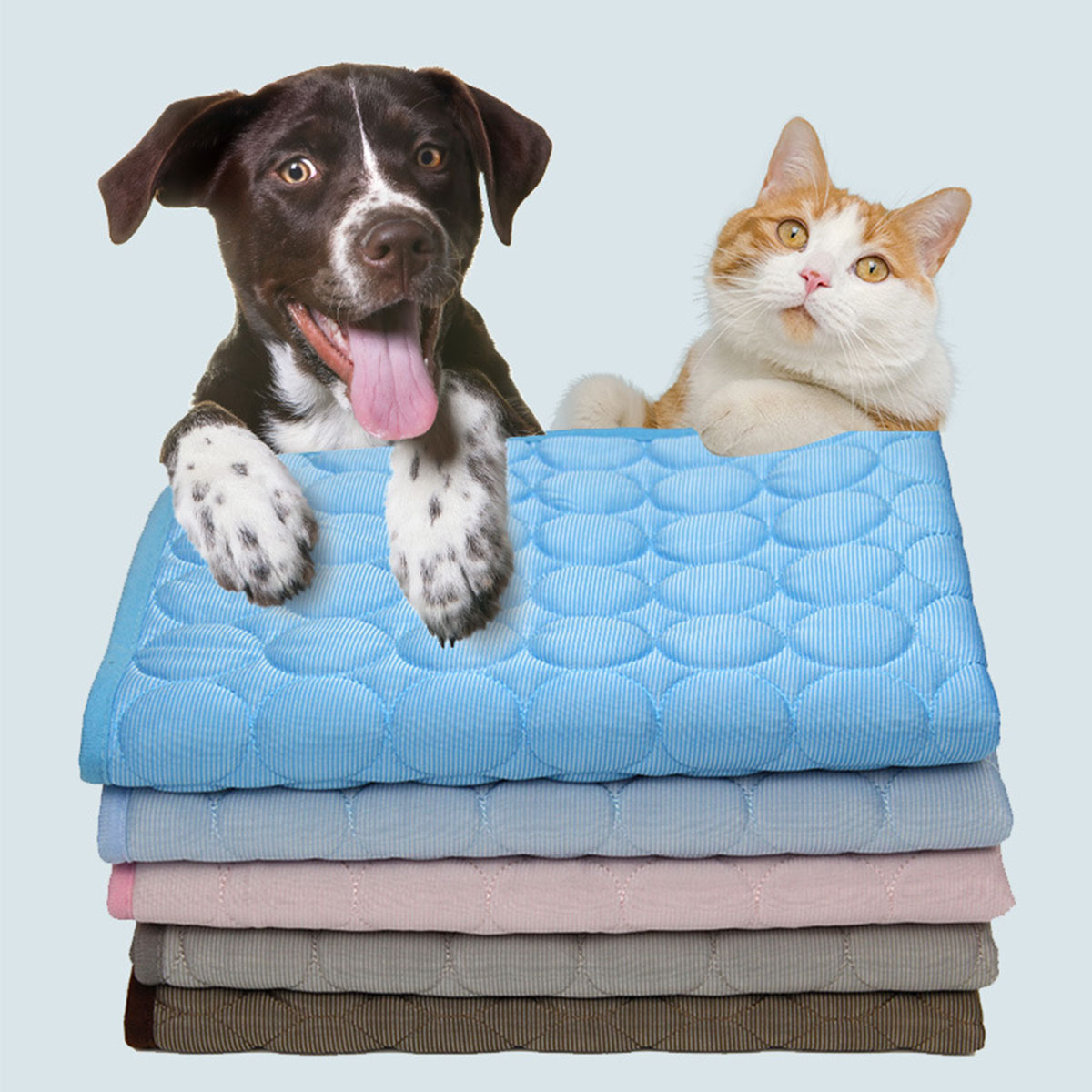 Dog Cooling Mat - Alfombrillas de hielo para mascotas, cama