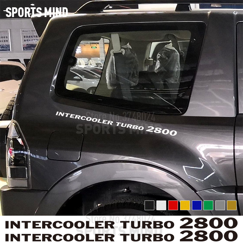 Pet X Supplies - 2 X Intercooler Turbo 2800 pegatina