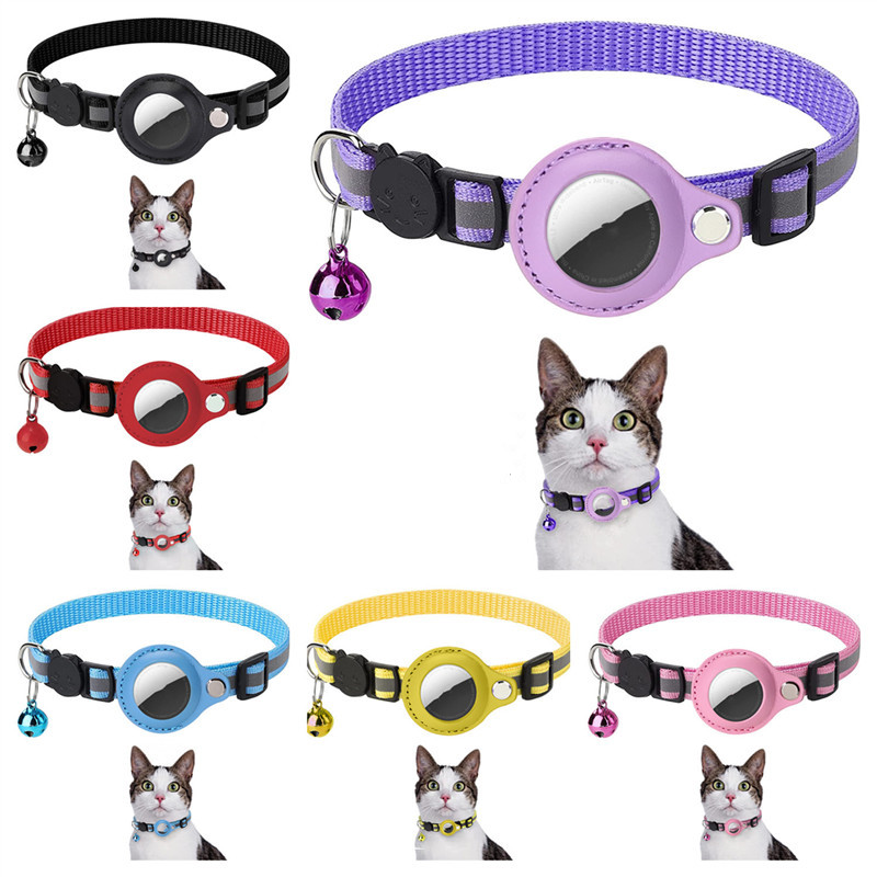 Pet Supplies Locations - Collar Airtag para gato con funda
