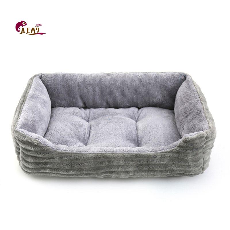 Pet X Supplies - Cama para Perro AEA9-Gris, Cama Cuadrada