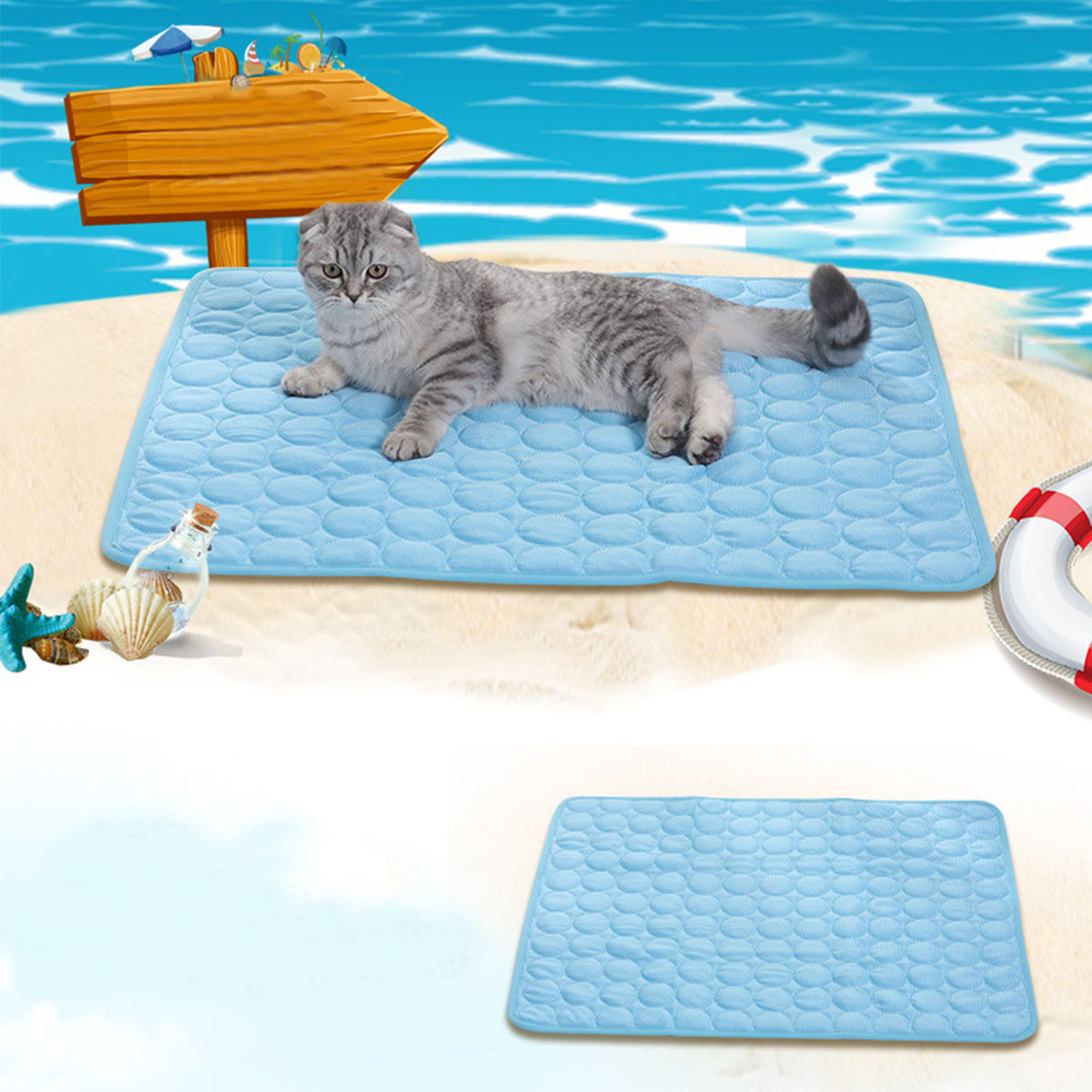 Alfombrillas de hielo para mas - Dog Cooling Mat reseña y precio