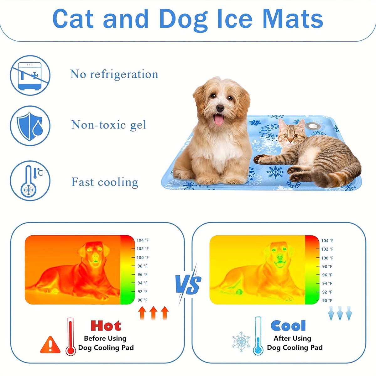Alfombra refrescante de verano - Dog Cooling Mat reseña y precio