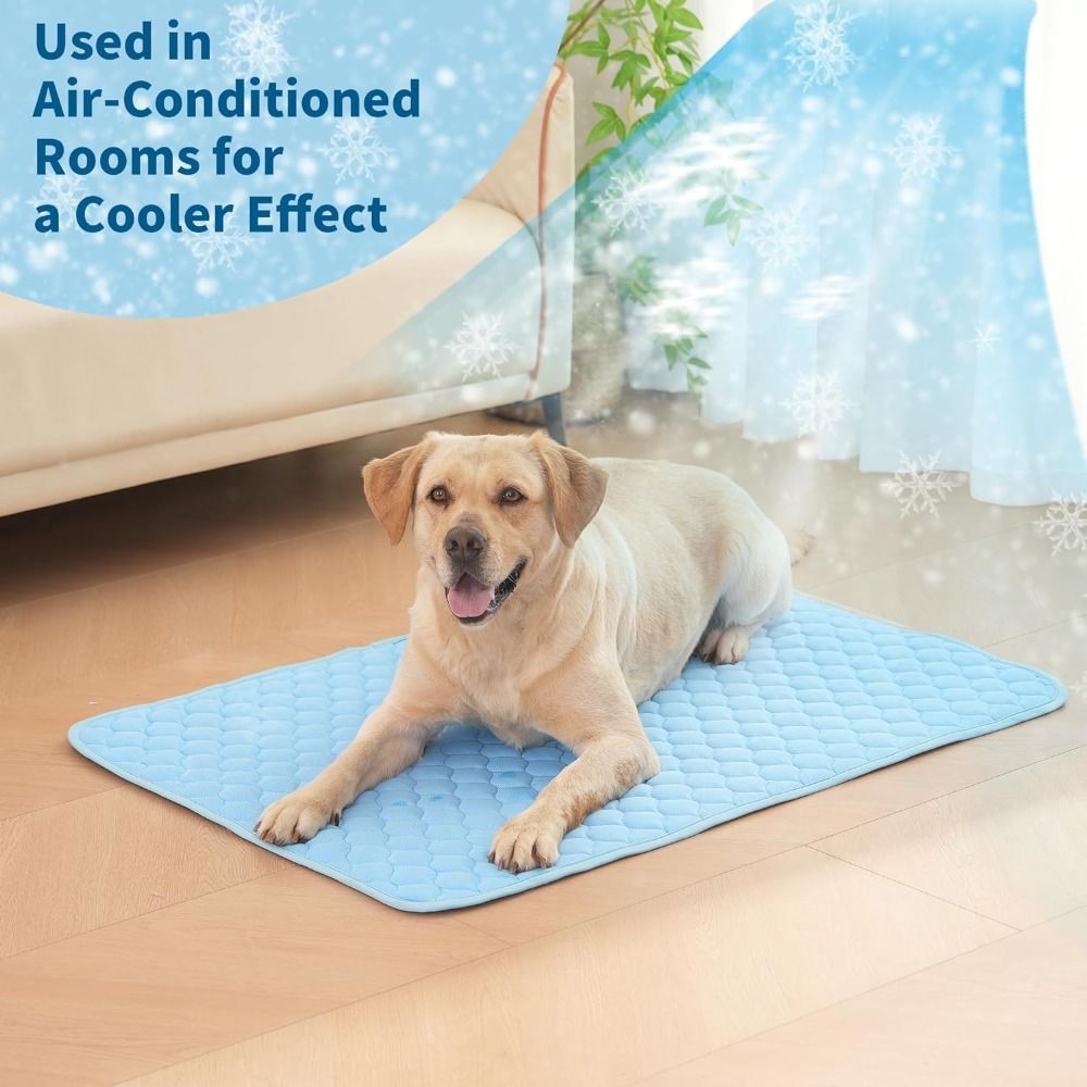 Colchón fresco de seda helada  - Dog Cooling Mat reseña y precio