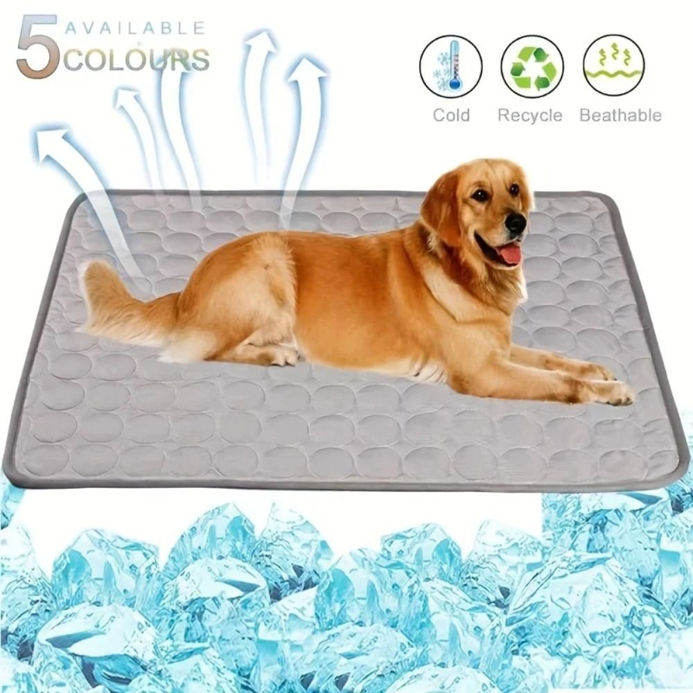 Colchón fresco de seda helada  - Dog Cooling Mat reseña y precio