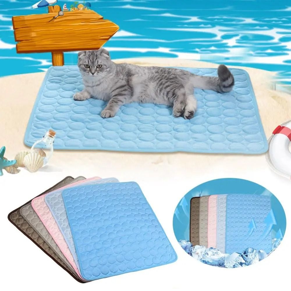 Colchón fresco de seda helada  - Dog Cooling Mat reseña y precio