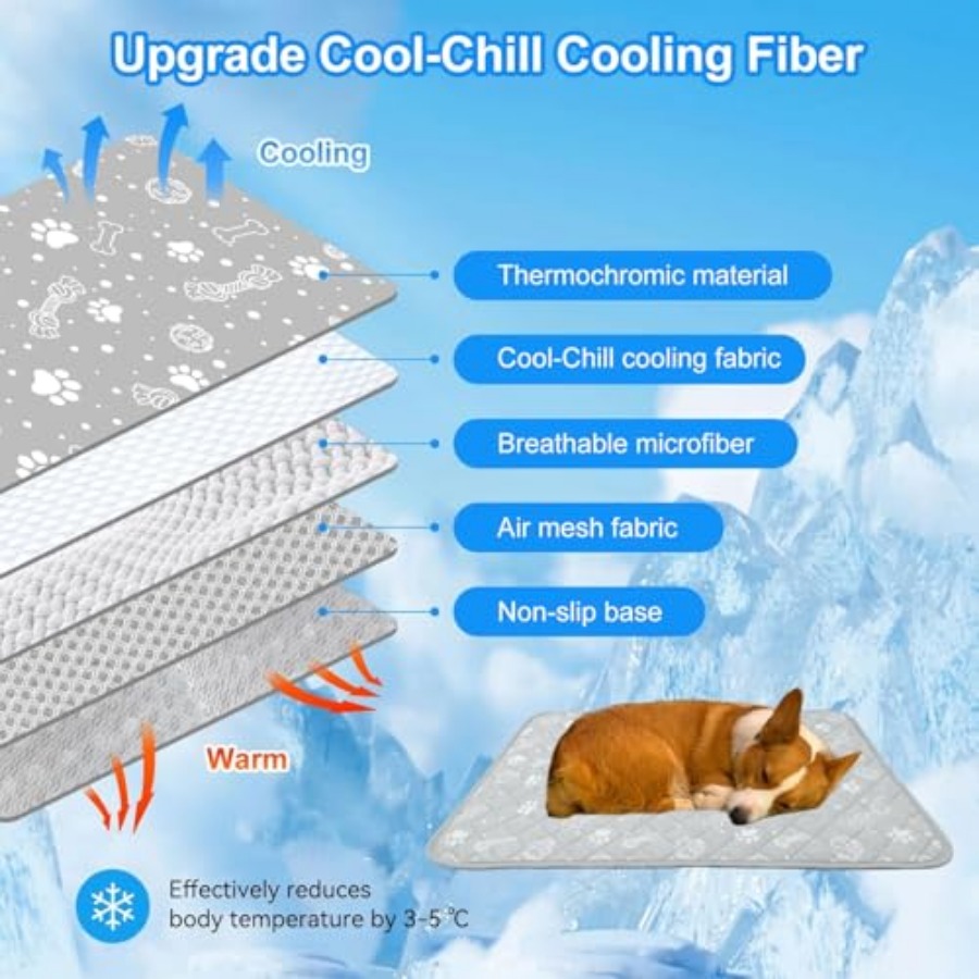 Alfombra Refrigerante para Per - Dog Cooling Mat reseña y precio